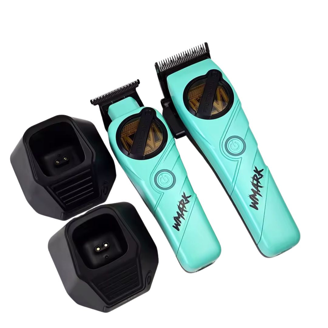 Kit Clipper+ Trimmer Wmark NG-8613 Celeste