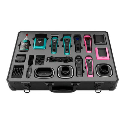 Combo Clipper+Trimmer+Shaver VGR V-035 S3 Motor Vector + Carcasas +Maletín