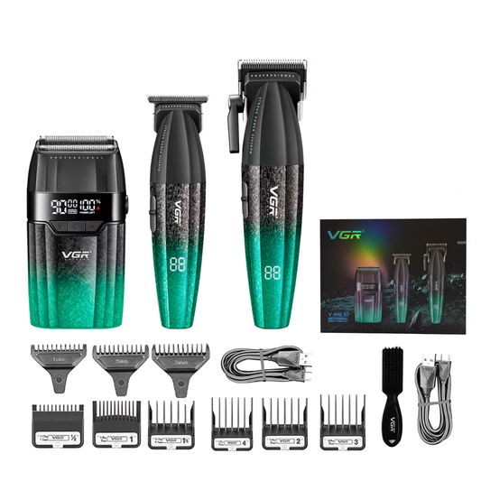Kit VGR V640-S3 Clipper+Trimmer+Shaver