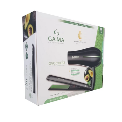 Kit Secador de Pelo y Alisadora Gama Avocado