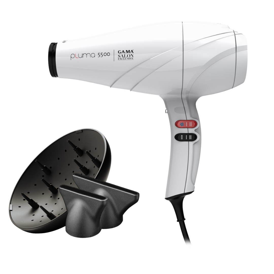 Secador De Pelo Gama Pluma 4500 Oxy Active 2400w Blanco