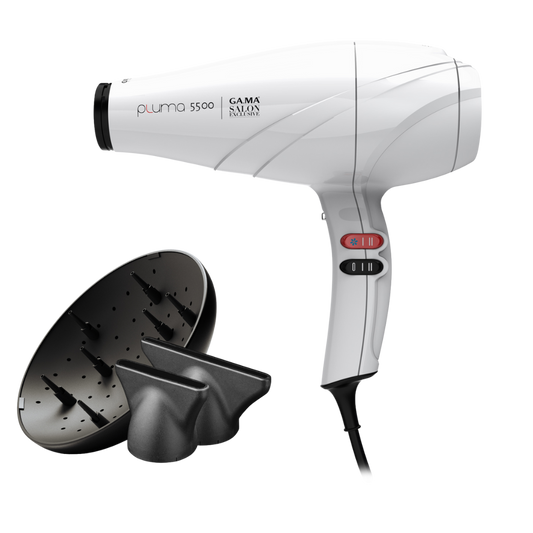 Secador De Pelo Gama Pluma 4500 Oxy Active 2400w Blanco