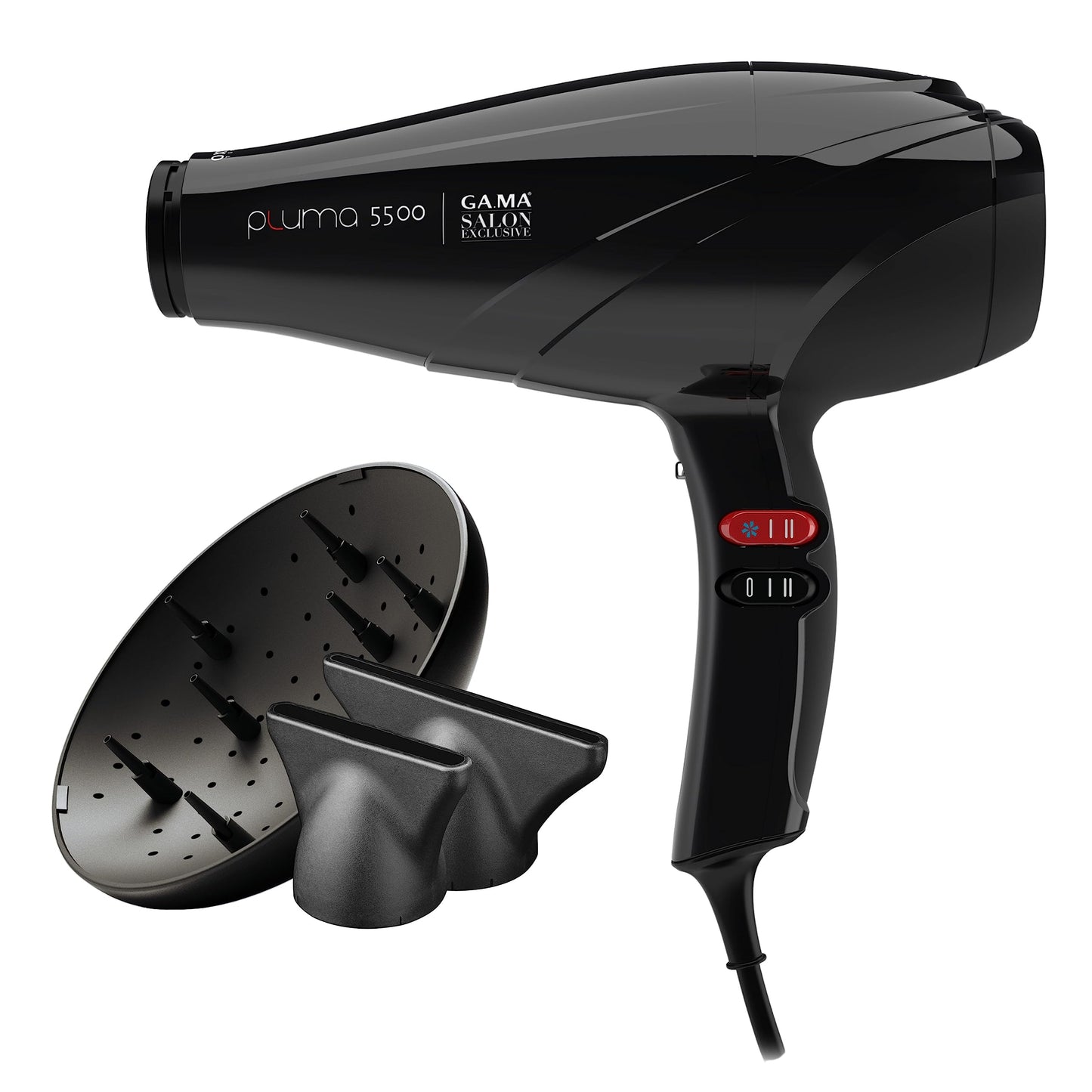 Secador De Pelo Gama Pluma 4500 Oxy Active 2400w Negro