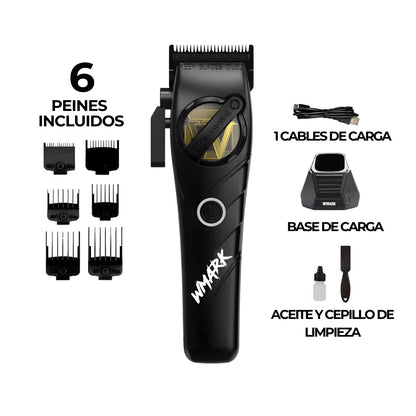 Kit Clipper+Trimmer Wmark NG-8613 Negro