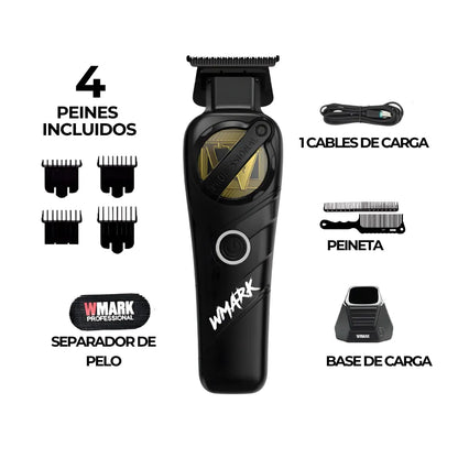 Kit Clipper+Trimmer Wmark NG-8613 Negro