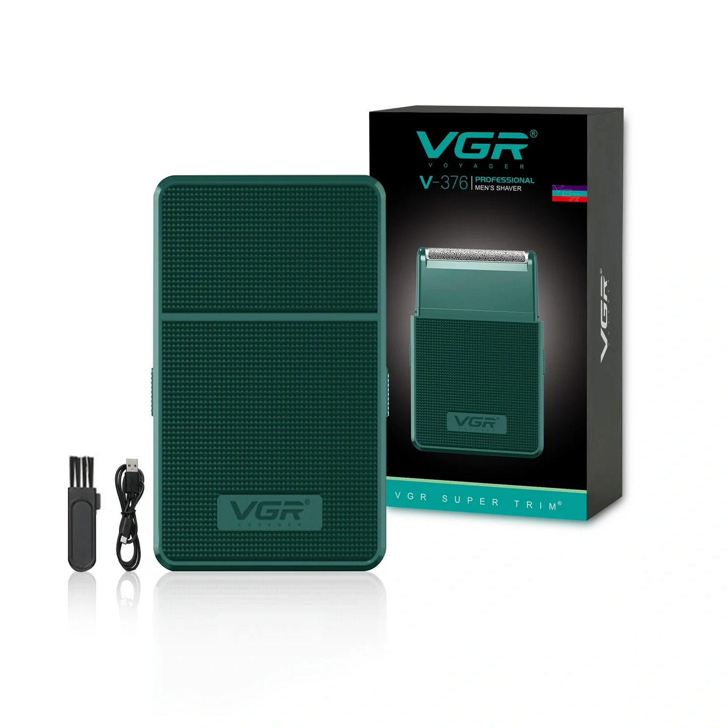 Afeitadora Eléctrica Portatil 2en1 Trimmer Vgr V-376