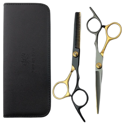 Par de Tijeras Black Gold 6 pulgadas Obopekal
