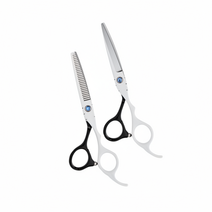 Set de Tijeras Wmark PS021 6″ pulgadas black white