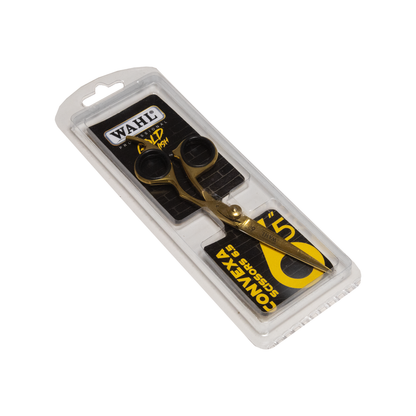 Tijera Convexa WAHL Professional 6.5” Filo Navaja Gold
