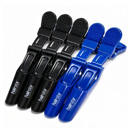 Pinzas Cocodrilo x6 un. Para Peluquería Barbería