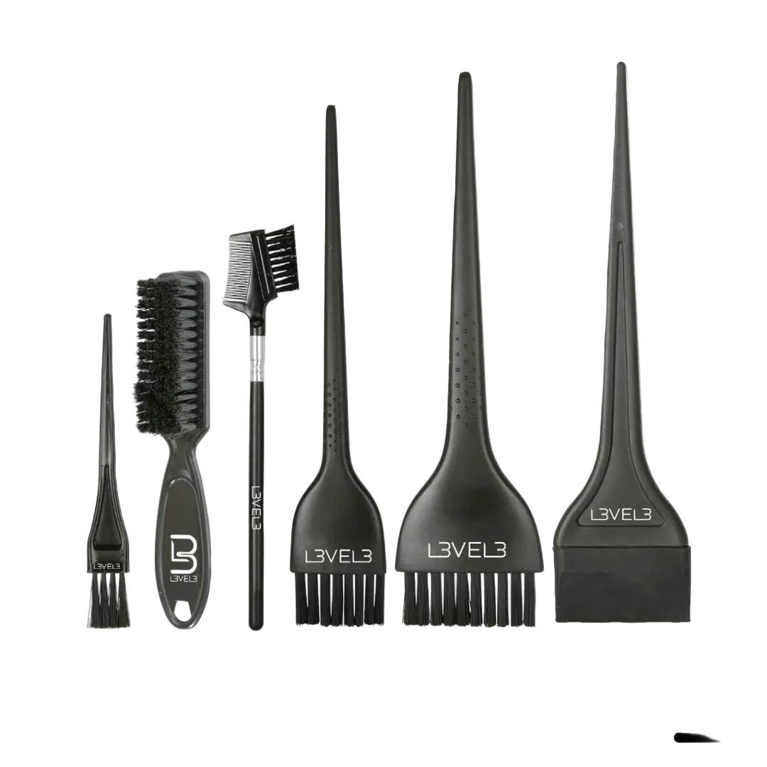 Juego de brochas para tinte level3 – 6pcs