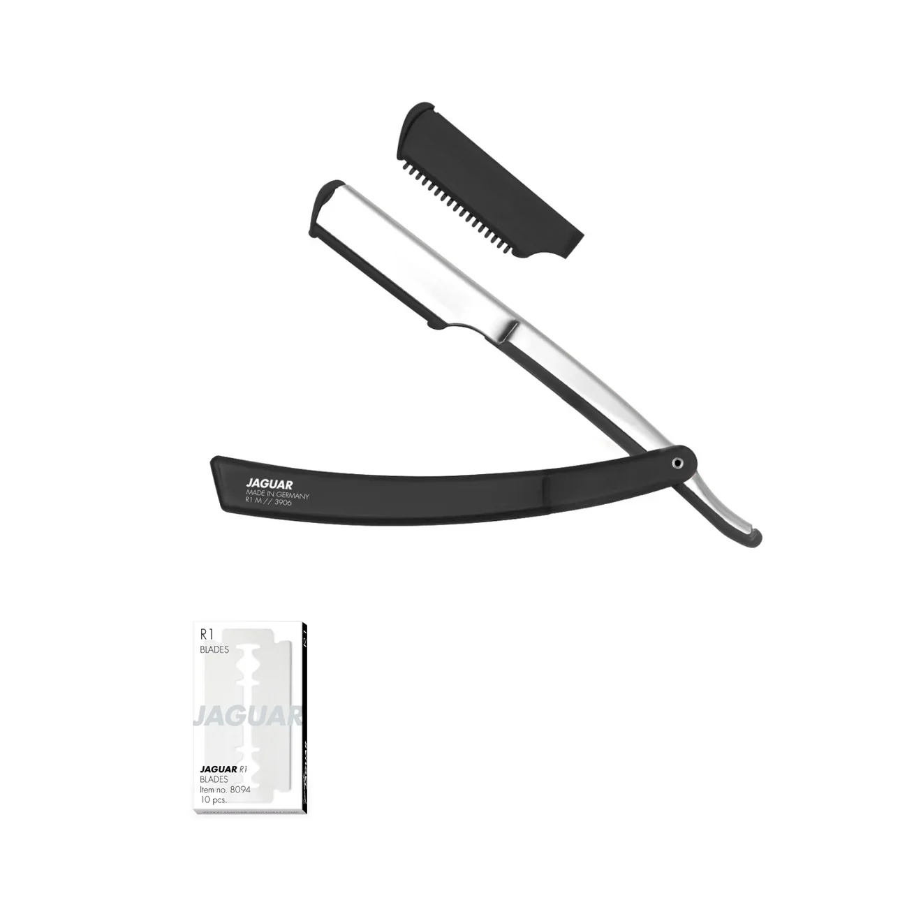 Set Tijera Jaguar Ergo relax Slice Microdeantada 5.5″ + escupidora y accesorios