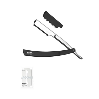 Set Tijera Jaguar Ergo relax Slice Microdeantada 5.5″ + escupidora y accesorios